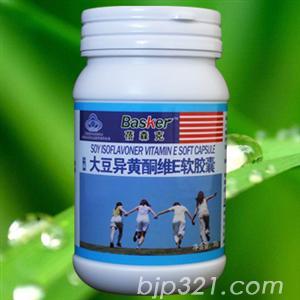 增加骨密度天然雌激素月經(jīng)不調(diào)更年期：藍(lán)帽大豆異黃酮維E軟膠囊