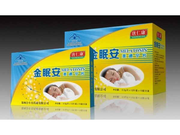 金眠安美通寧片 改善睡眠 褪黑素 失眠多夢