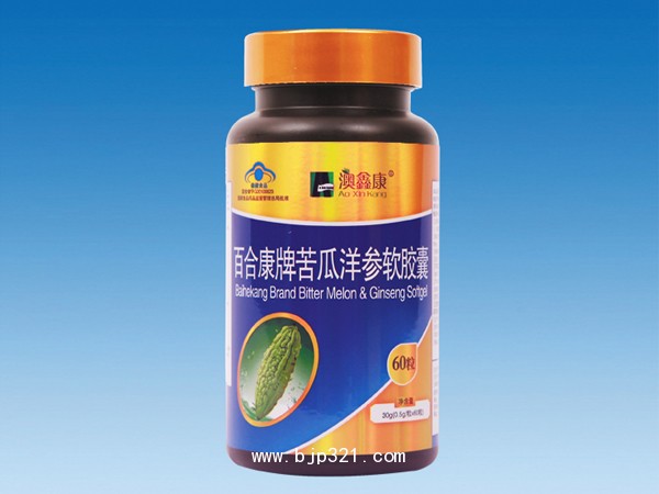 苦瓜洋參軟膠囊